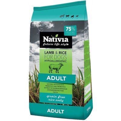 Nativia Adult Lamb 15 kg – Hledejceny.cz