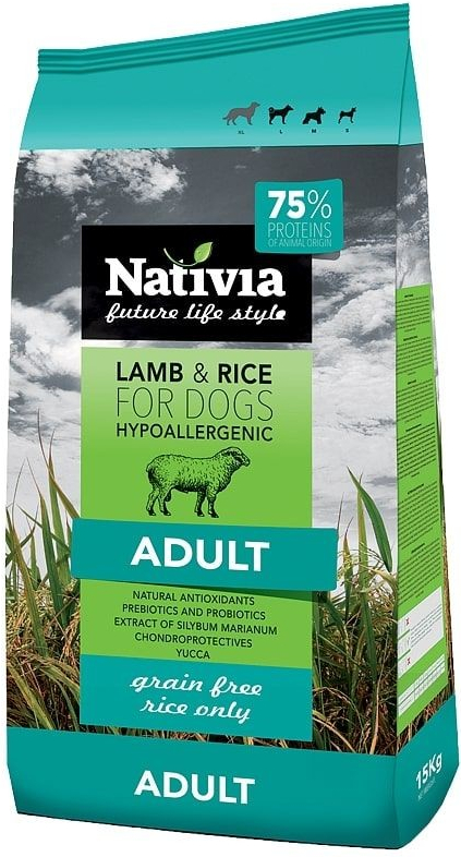 Nativia Adult Lamb 15 kg