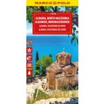 ALBÁNIE, SEVERNÍ MAKEDONIE 1:450 000 AUTOMAPA - – Hledejceny.cz