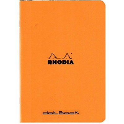 Rhodia Zápisník tečkovaný A5 oranžový – Zboží Živě