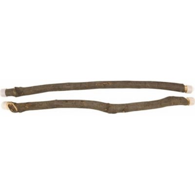 Panama Pet dřevěná bidýlka s plastovými koncovkami 30,5 cm 2 ks – Zboží Dáma