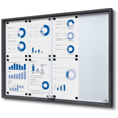 Jansen Display interiérová vitrína 6 x A4 – Zboží Živě