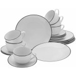 Creatable Jídelní servis Luna Black Line kávový servis 18 ks – Sleviste.cz