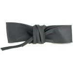 Mondo Italia dámský kožený pásek na vázaní 839 tmavě šedý – Sleviste.cz