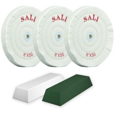 SALI 3ks leštících kotoučů pro stolní brusku – Zboží Dáma
