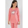 Dětské pyžamo a košilka Vienetta Kids dětské pyžamo Sleeping day lososová