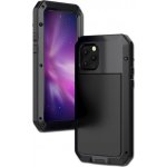 Pouzdro AppleKing super z kovu, silikonu a tvrzeného skla iPhone 11 Pro - černé – Hledejceny.cz