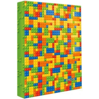 Pořadač 4-kroužkový A4 Colour bricks – Zboží Mobilmania