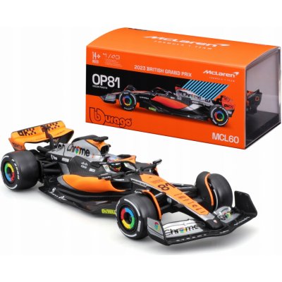 Bburago RACE Formula F1 McLaren F1 Team MCL60 2023 81 Daniel Ricciardo 1:43 – Zboží Dáma Bburago RACE Formula F1 McLaren F1 Team MCL60 2023 81 Daniel Ricciardo 1:43 – Zboží Dáma