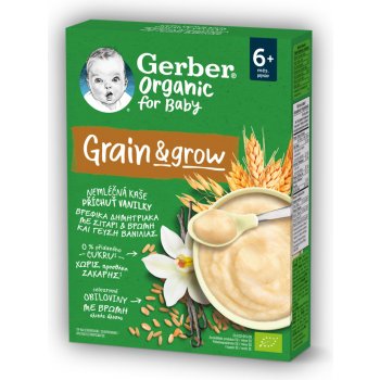 Gerber Organic Nemléčná kaše s příchutí vanilky 200 g