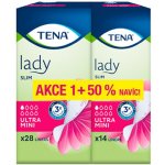 Tena Lady Slim Ultra Mini+50% 42 ks 211482 – Hledejceny.cz