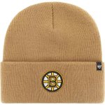 47 NHL BOSTON BRUINS HAYMAKERCuff Knit Klubová zimní čepice béžová – Hledejceny.cz