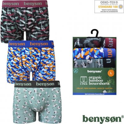 Benyson 3-Pack bambusové pánské boxerky 7010-BENY – Zboží Mobilmania