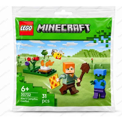 LEGO® Minecraft® 30732 Alex a konflikt u táboráku – Hledejceny.cz