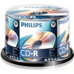 Philips CD-R 700MB 52x, cakebox, 50ks (CR7D5NB50/00) – Zboží Živě
