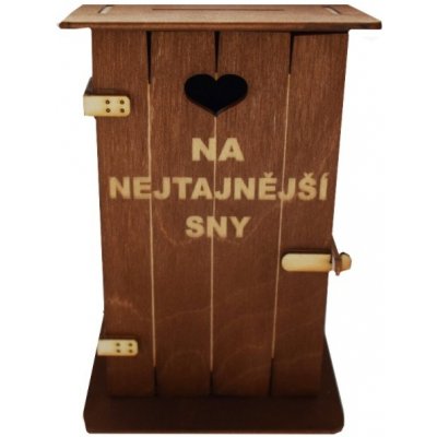 Pokladnička kadibudka Na nejtajnější sny – Zboží Mobilmania