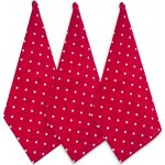 HOME ELEMENTS puntíky 50 x 70 cm 3ks červená – Zboží Dáma