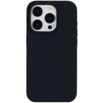 eSTUFF INFINITE Rome magnetic silicone case, pro iPhone 15 Pro, 100 % recyklovaný TPU, černý (ES67150027)