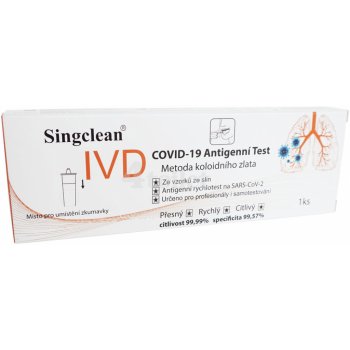 Hangzhou Singclean COVID-19 Antigen Test Kit Colloidal Gold 10 ks