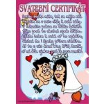 Certifikát Svatební certifikát – Hledejceny.cz