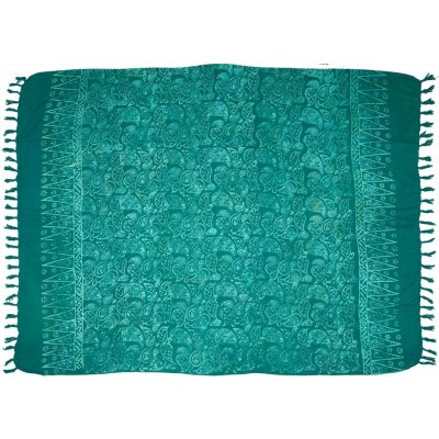 Sarong BO Batik Paisley tyrkysová – Zboží Dáma