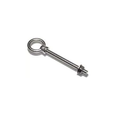 Nerezový šroub s okem M8 x 120 mm, s límcem (sukýnkou), A4 – Sleviste.cz