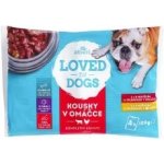 Loved By Dogs Hovězí a Kuře 4 x 100 g – Zboží Mobilmania