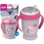 LOVI hrníček 360 Junior s úchyty Indian růžový 250 ml – Zboží Mobilmania