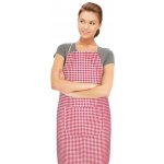 Bellatex kuchyňská zástěra BERTA 7750/609 KOSTIČKA ČERVENÁ 67x84cm – Hledejceny.cz