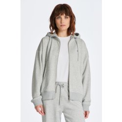 Gant REL SHIELD ZIP HOODIE šedá