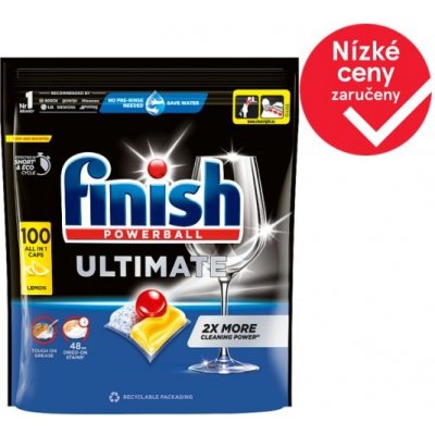 Finish Ultimate kapsle do myčky nádobí Lemon 100 ks – Zbozi.Blesk.cz