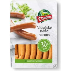 Chodura Vídeňské párky se sníženým obsahem soli 80% masa 400 g