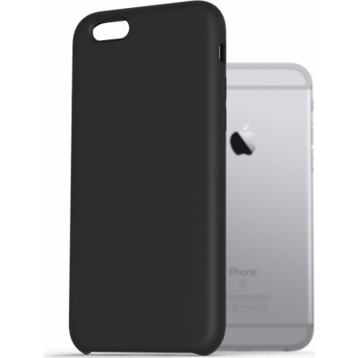 Pouzdro AlzaGuard Premium Liquid Silicone Case iPhone 6 / 6s černé – Zboží Mobilmania