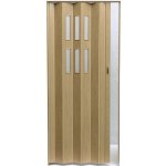 Vivaldi Shrnovací dveře prosklené Dub 80 cm – Sleviste.cz