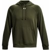 Pánská mikina Under Armour Rival Fleece Hoodie tmavě zelená