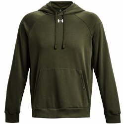 Under Armour Rival Fleece Hoodie tmavě zelená