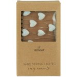 Venkovní LED světelný řetěz Ib Laursen 40xLED D.420 cm srdíčka – Hledejceny.cz