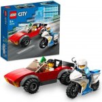 LEGO City - Honička auta s policejní motorkou 60392 – Zboží Mobilmania