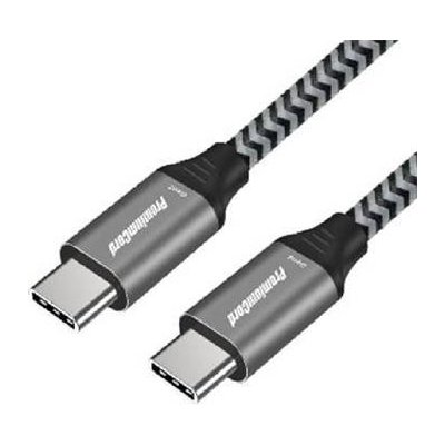 PremiumCord Kabel USB 3.2 Gen 1 USB-C male - USB-C male, bavlněný oplet, 1m (ku31ct1) – Zboží Živě