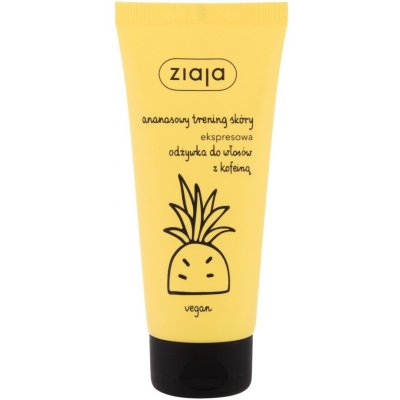 Ziaja Pineapple Express Caffeine revitalizační kondicionér s ananasem a kofeinem 100 ml – Zboží Dáma