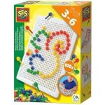 SES CREATIVE Mozaika na desce malá barevné kloboučky 100 dílků 14046x – Zbozi.Blesk.cz