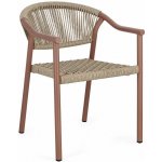 Bizzotto Canarias zahradní židle přírodní/červená 56 cm, 78 cm, 60 cm – Hledejceny.cz