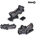 Aim O Optika ACOG 4X32C se světlovodným vláknem + RMR montáž Černý – Zboží Dáma