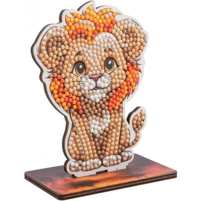 CRYSTAL ART Diamantové malování Safari: Lev – Sleviste.cz