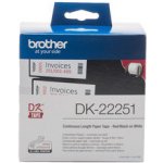 Brother- DK-22211 papírová role - dvoubarevný tisk při použití v QL-8xx 62mm x 30,48m – Hledejceny.cz