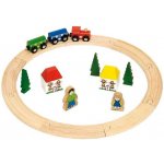 Hop Bigjigs Rail Moje první vláčkodráha 20 dílů – Hledejceny.cz