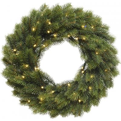 KAEMINGK Vánoční dekorace věnec 50 LED, 8x40 cm – Hledejceny.cz