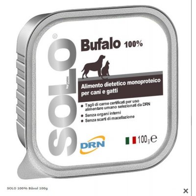 Solo Adult Dog 100% Buffalo buvol 6 x 100 g – Zbozi.Blesk.cz