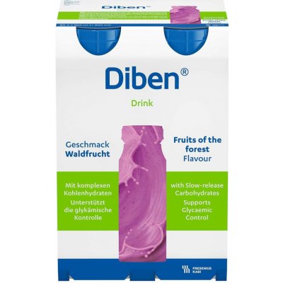 DIBEN DRINK LESNÍ PLODY POR SOL 4X200ML – Hledejceny.cz