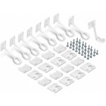 Reer zámek na dvířka a šuplíky 8ks bílý – Zboží Dáma